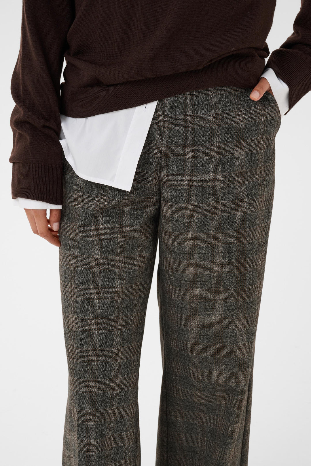 Pantalon de tailleur Ninni - À carreaux rétro
