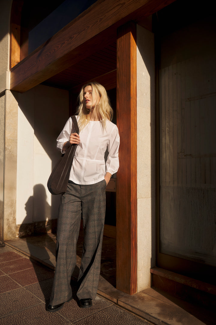 Pantalon de tailleur Ninni - À carreaux rétro