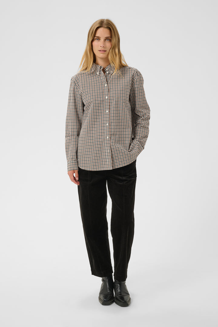 Pantalon en velours côtelé Netta - Extensible au style rétro