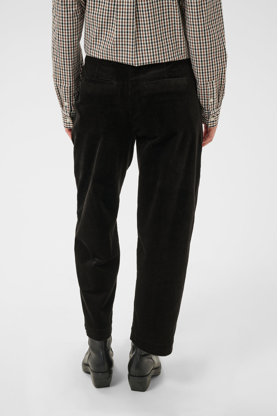 Pantalon en velours côtelé Netta - Extensible au style rétro