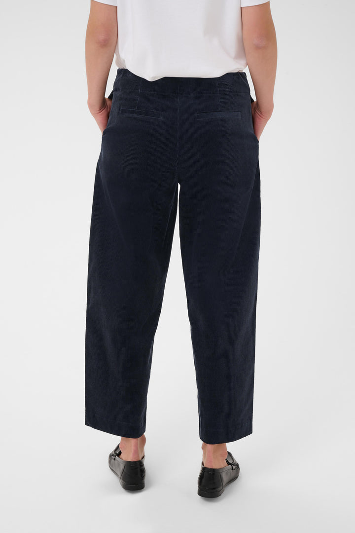 Pantalon en velours côtelé Netta - Extensible au style rétro