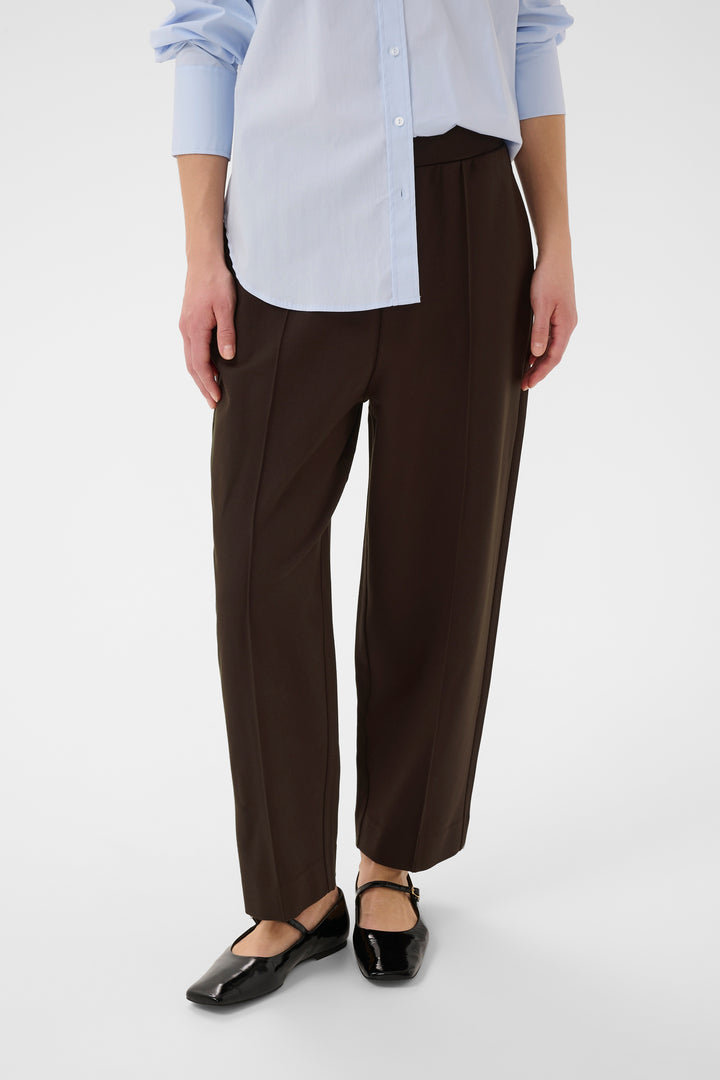 Pantalon à coupe ballon Colisa - En tricot extensible et taille haute