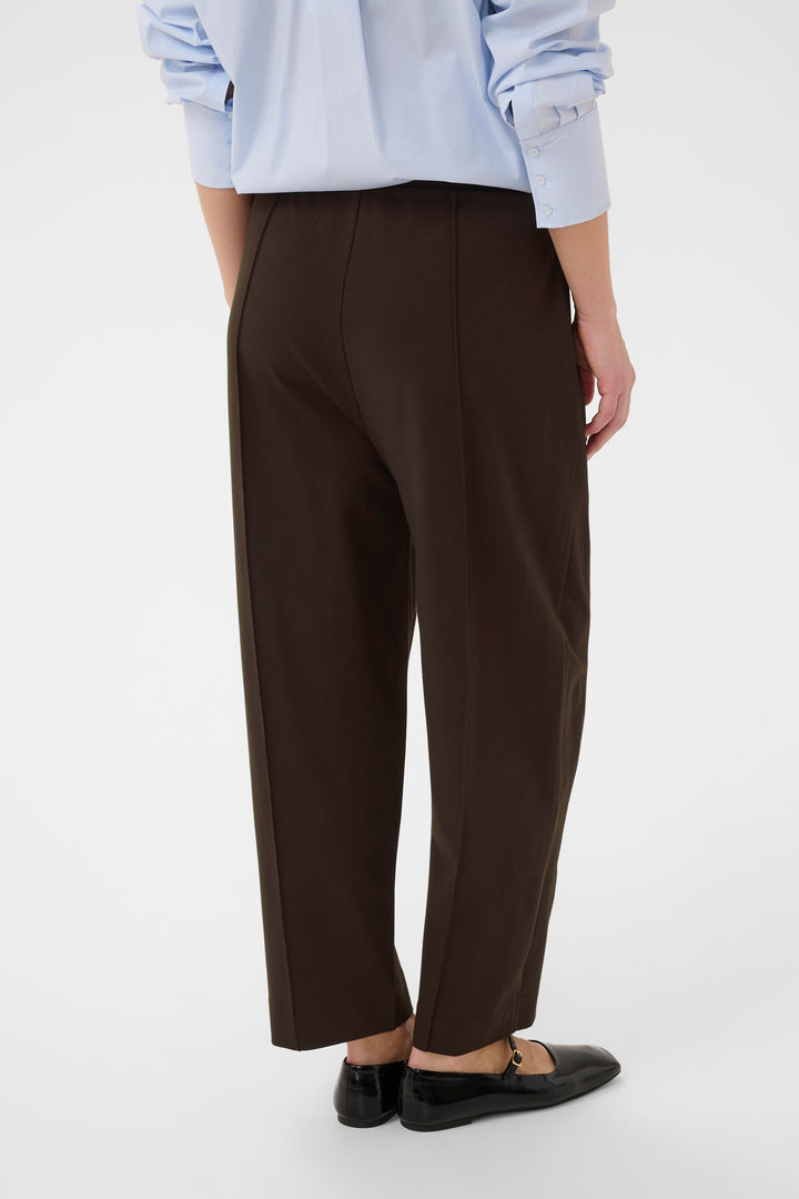Pantalon à coupe ballon Colisa - En tricot extensible et taille haute