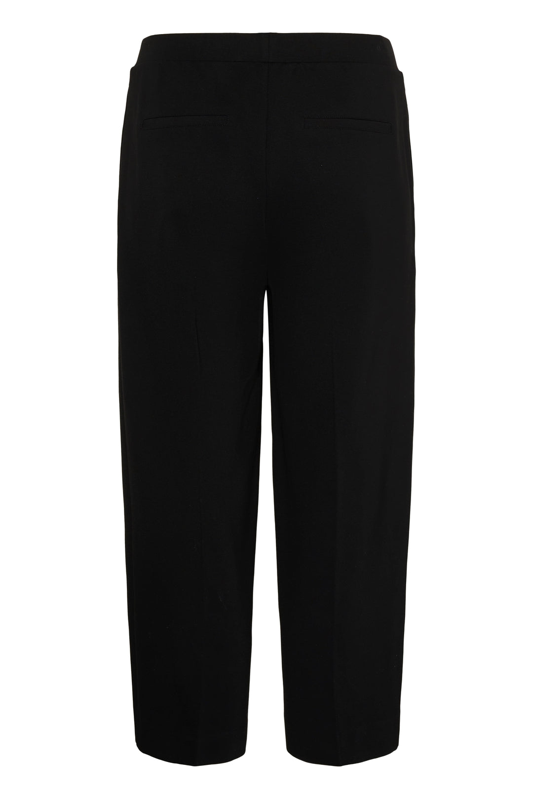 Pantalon écourté à jambe large Conchita -  En tricot extensible et taille élastique