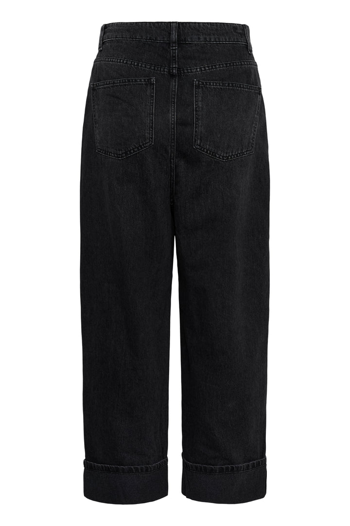 Jeans en denim à jambes amples Christine - 100% coton