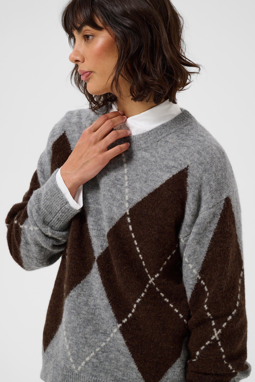 Pull en laine et alpaga mélangés Sorayas - À col rond