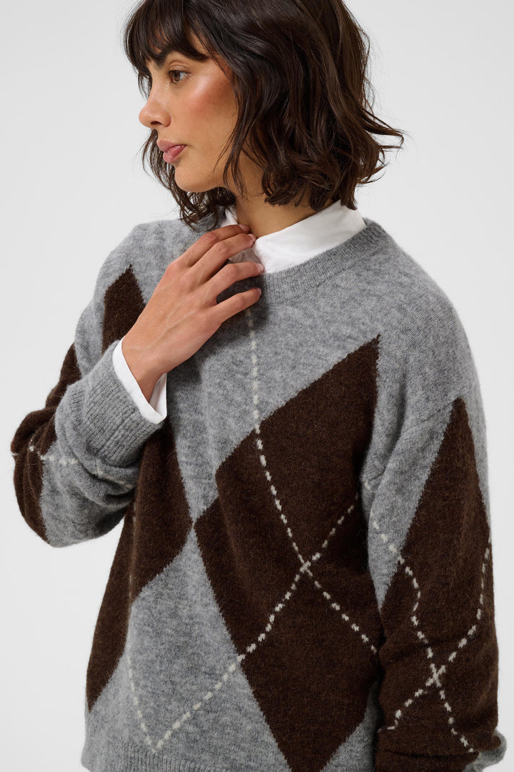 Pull en laine et alpaga mélangés Sorayas - À col rond