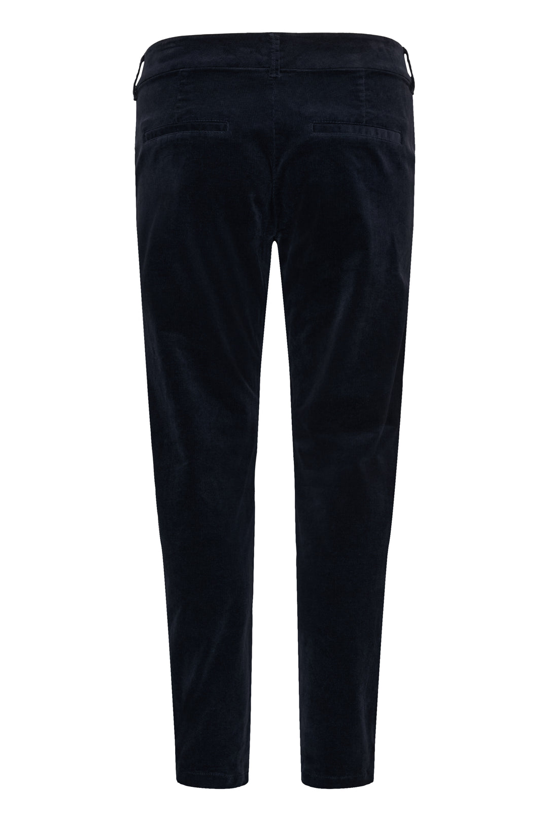 Pantalon en velours côtelé extensible Soffysa - À coupe droite et longueur cheville