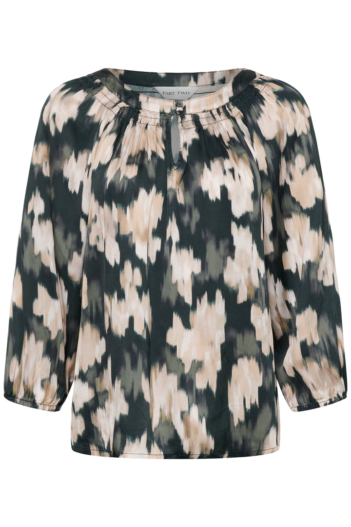 Blouse à motif abstrait Catin - En viscose écoresponsable