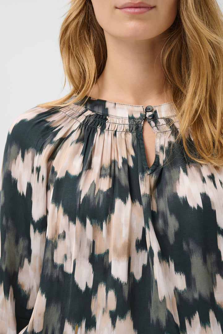 Blouse à motif abstrait Catin - En viscose écoresponsable