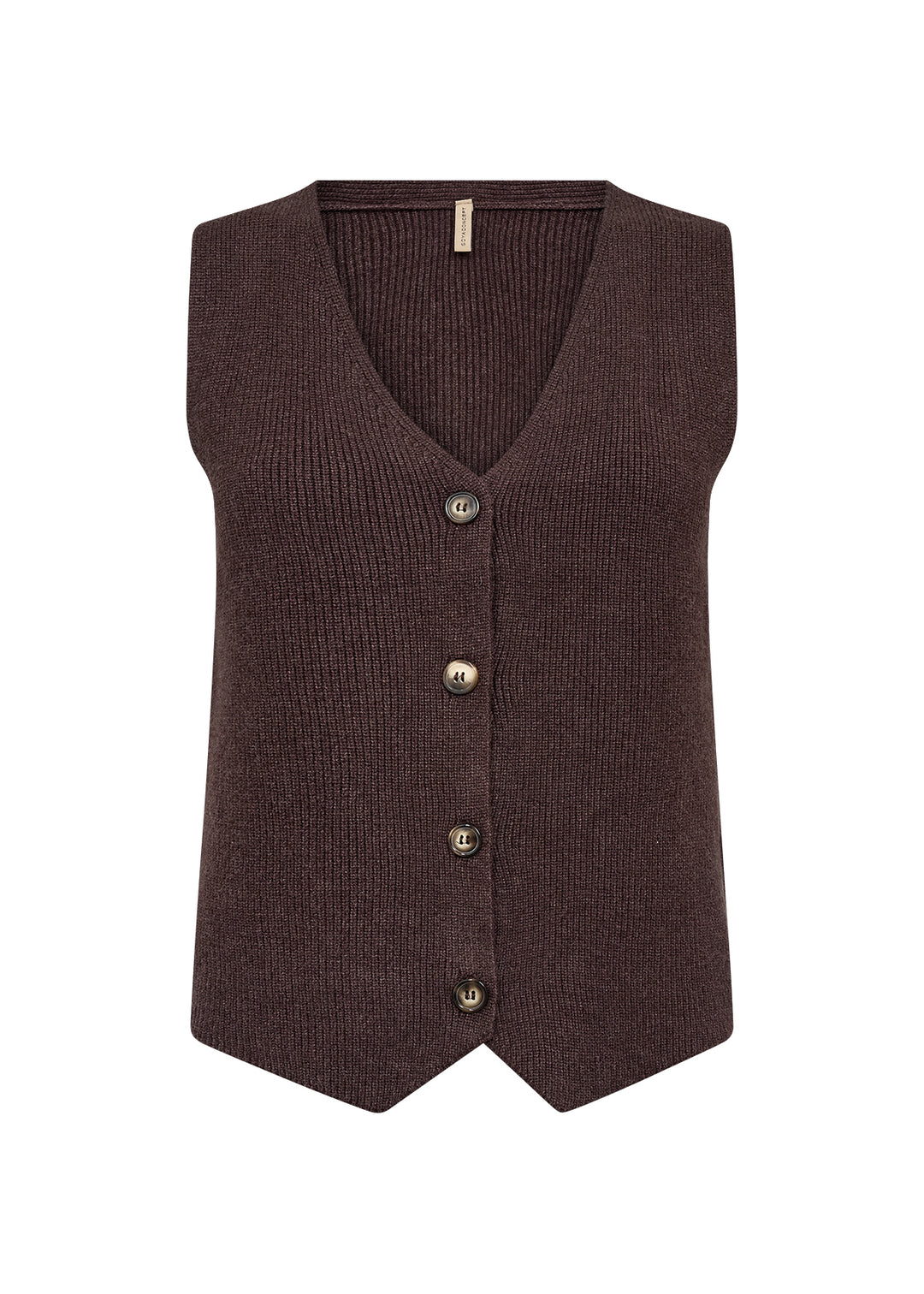 Gilet sans manches à boutonnage classique Kanita - Mélange de viscose Ecovero