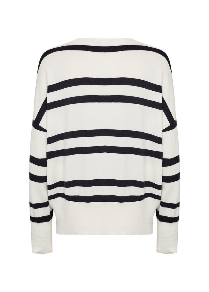 Chandail rayé à encolure ronde Dollie