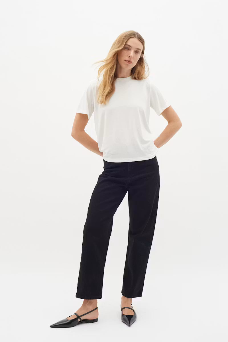 T-shirt basique en modal TENCEL™ Liliana - Avec encolure ronde et manches courtes
