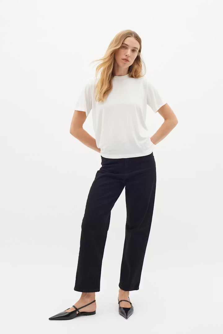 T-shirt basique en modal TENCEL™ Liliana - Avec encolure ronde et manches courtes