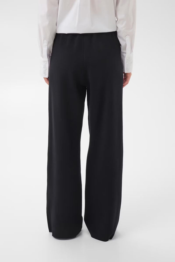 Pantalon large à ceinture élastique Katrie - Coupe décontractée