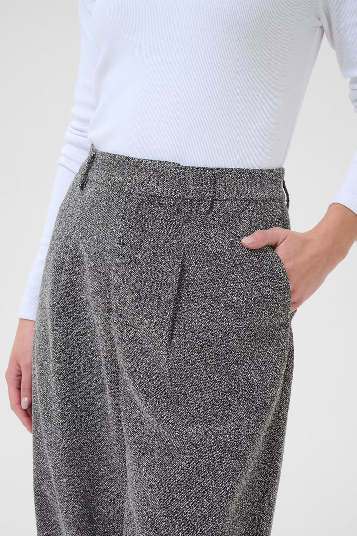 Pantalon gris fumée Alba