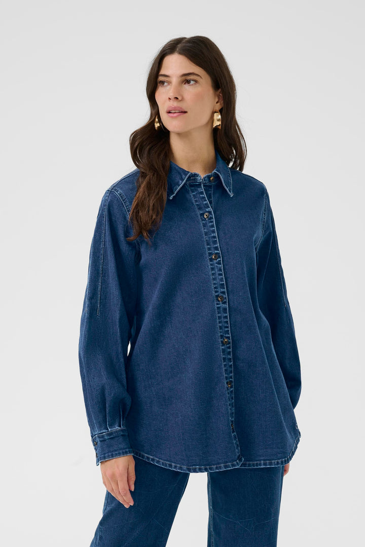 Chemise en denim Maddi