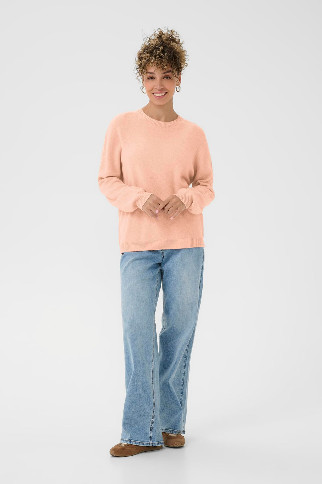 Pull à col rond en laine Mela