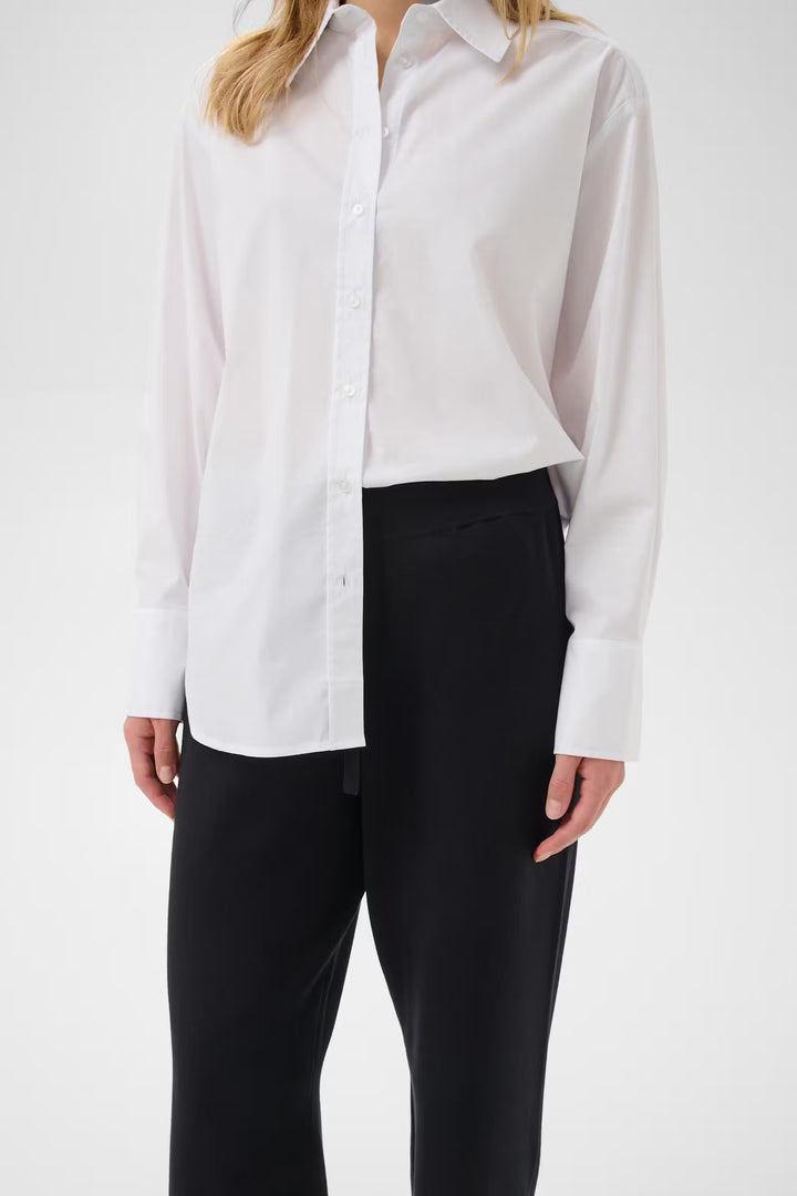Pantalon large à ceinture élastique Katrie - Coupe décontractée
