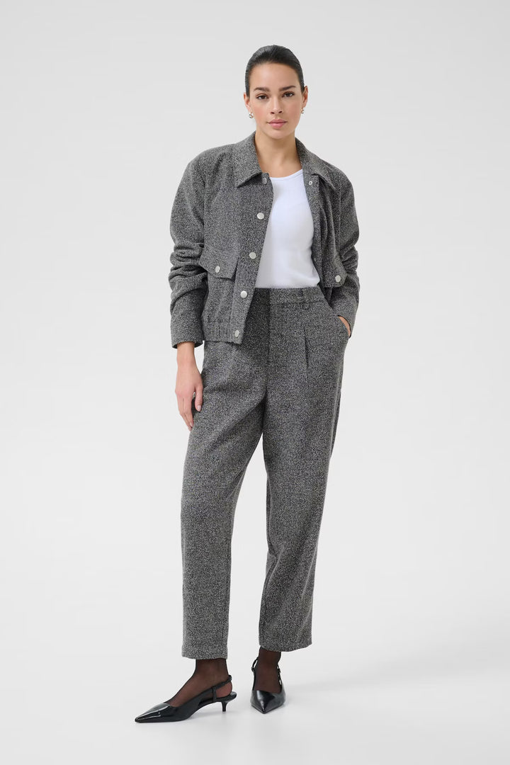 Pantalon gris fumée Alba