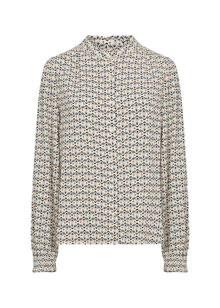 Chemise imprimée en viscose écoresponsable Bellua