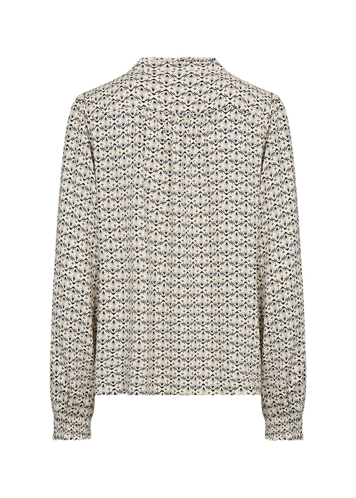 Chemise imprimée en viscose écoresponsable Bellua