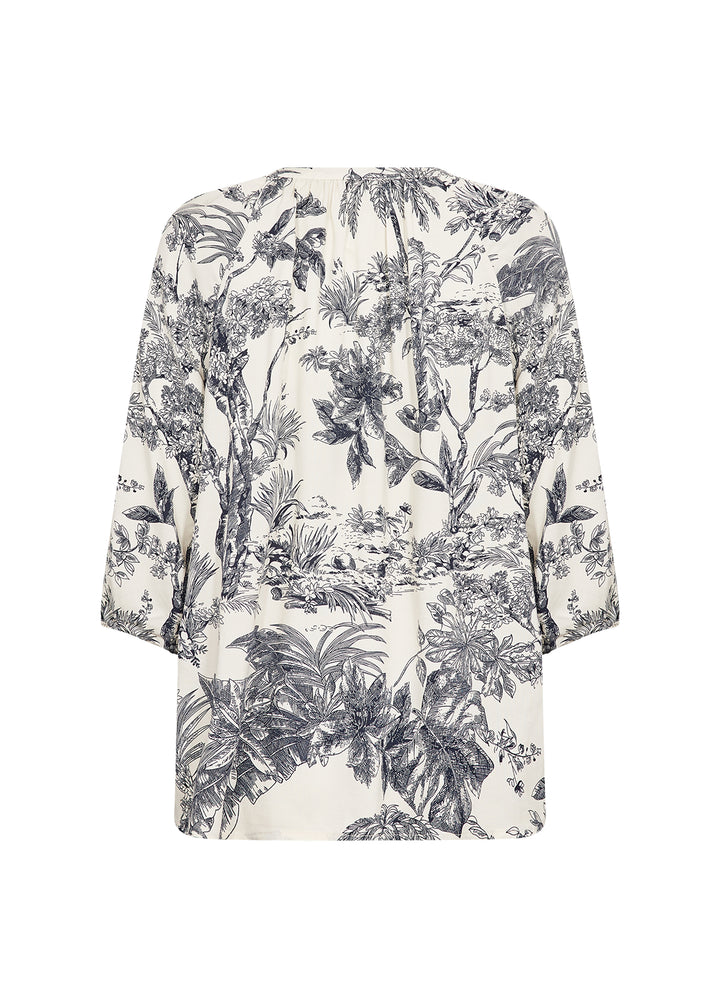 Blouse à imprimé nature Carli