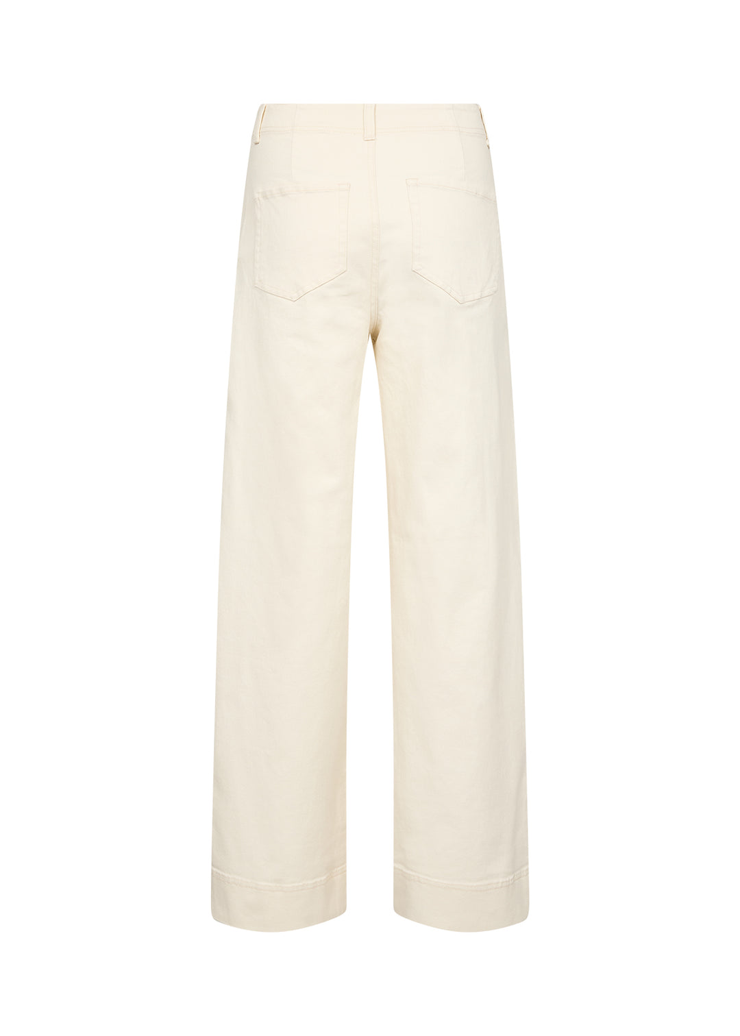 Pantalon en coton extensible Bess - Bas classique à boutons décoratifs