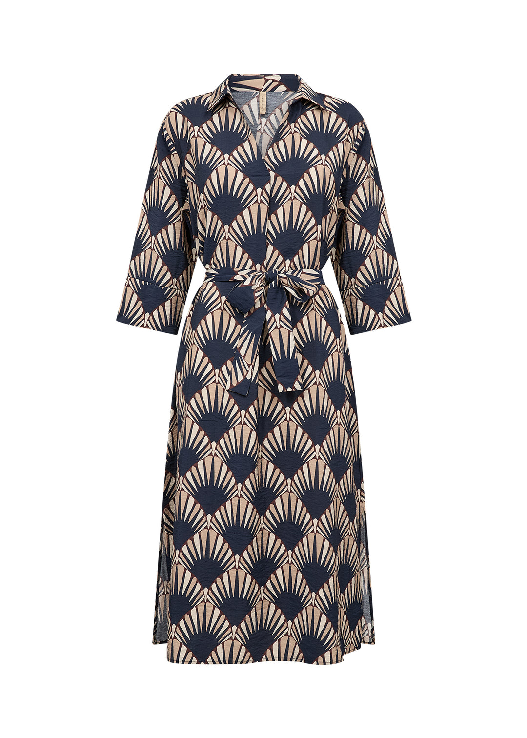 Robe à imprimé géométrique Halin - Écoresponsable en mélange de viscose Ecovero