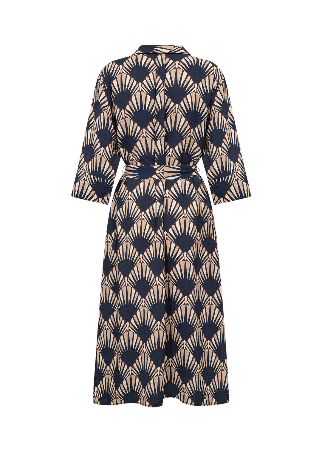 Robe à imprimé géométrique Halin - Écoresponsable en mélange de viscose Ecovero