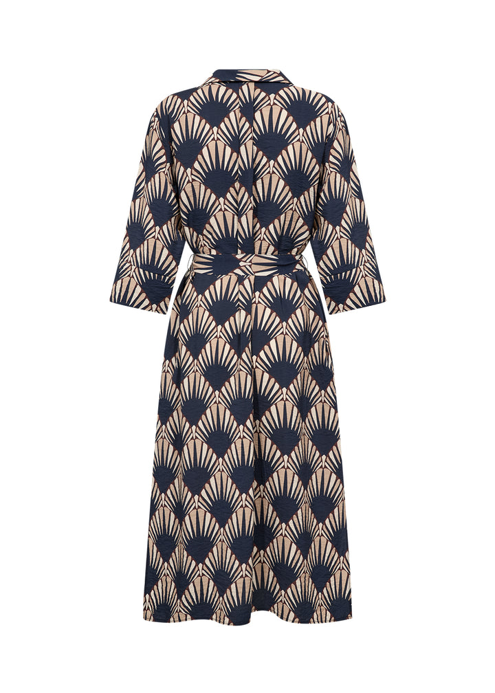 Robe à imprimé géométrique Halin - Écoresponsable en mélange de viscose Ecovero