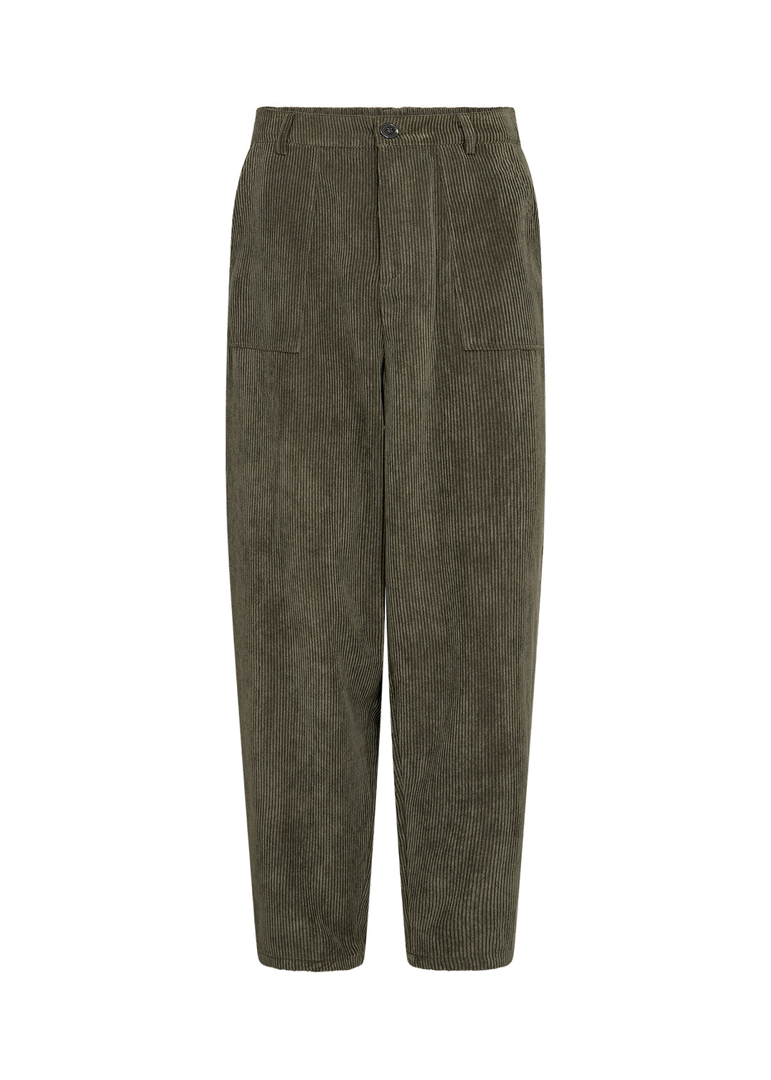 Pantalon texturé Bindi - Taille mi-haute en mélange polyester