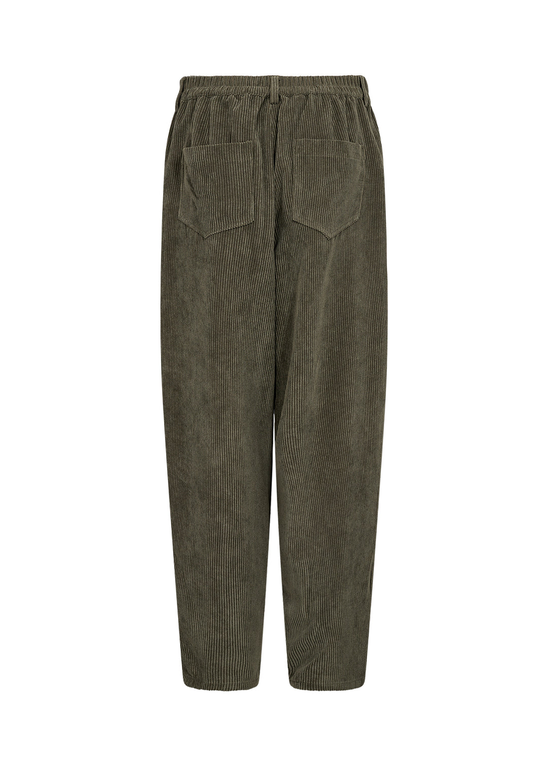 Pantalon texturé Bindi - Taille mi-haute en mélange polyester