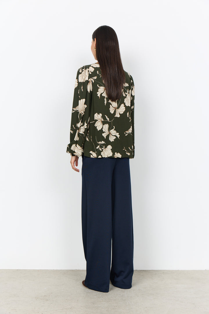 Blouse à motif floral Hamida - Écoresponsable LENZING™ ECOVERO™