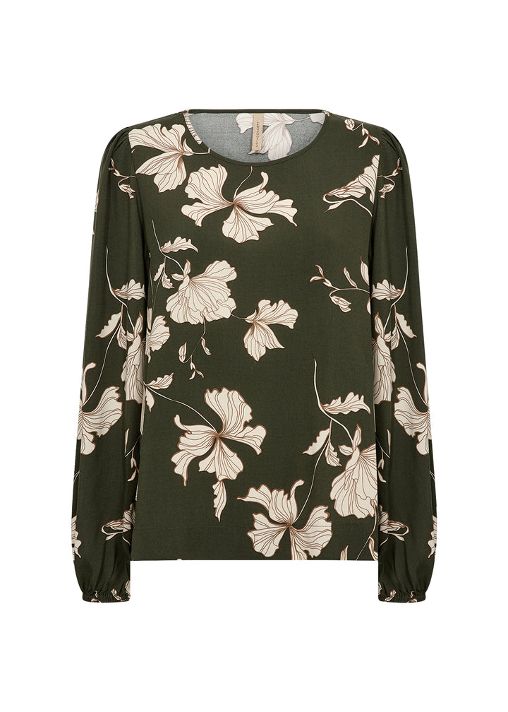 Blouse à motif floral Hamida - Écoresponsable LENZING™ ECOVERO™