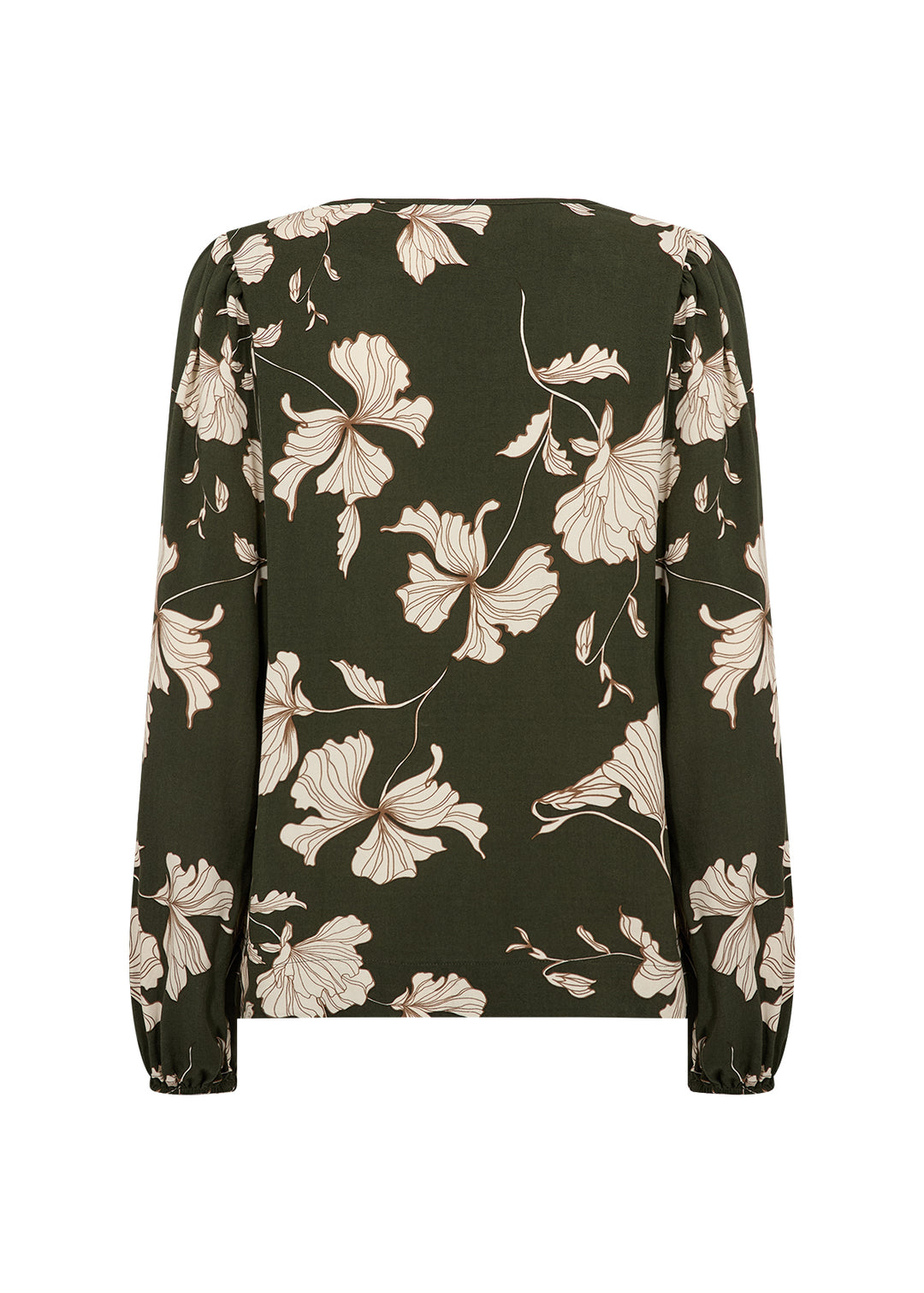 Blouse à motif floral Hamida - Écoresponsable LENZING™ ECOVERO™