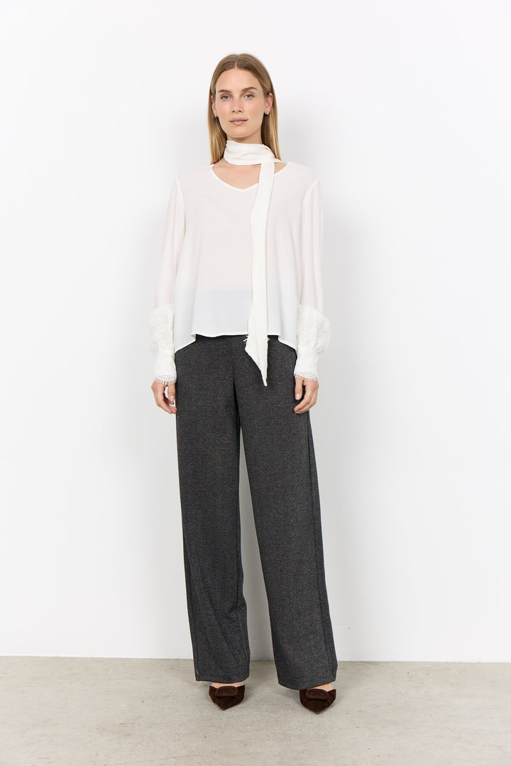 Blouse à nouer Radia - Écoresponsable à taille ceintrée