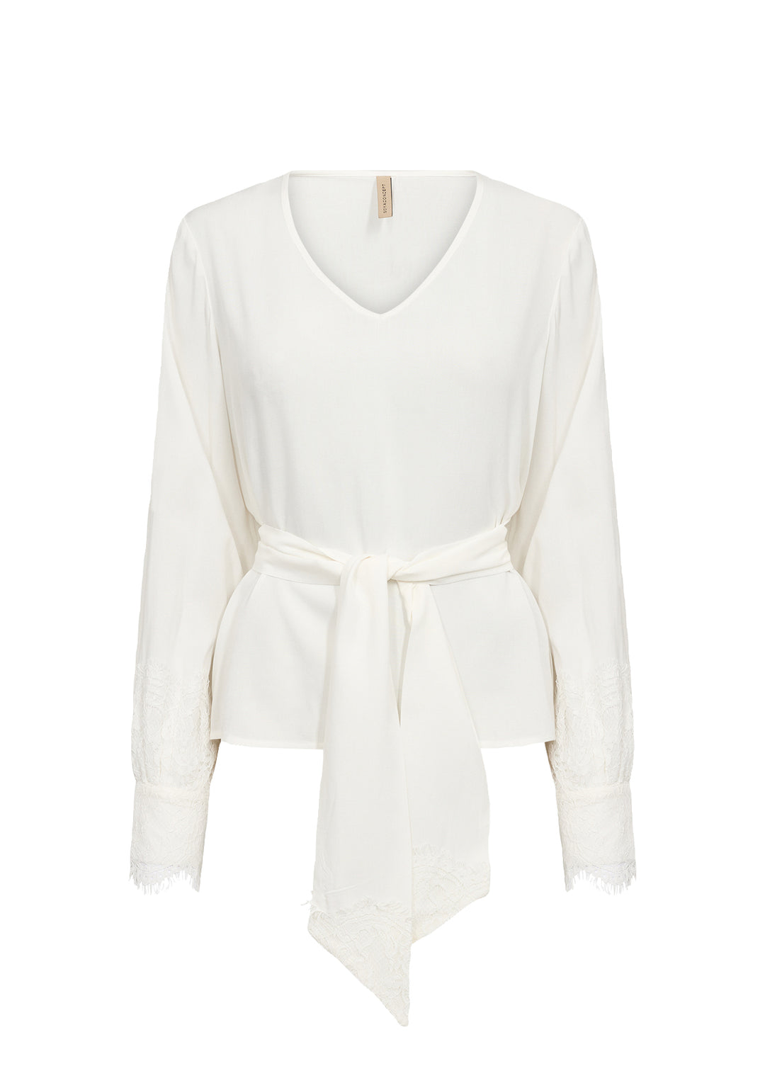 Blouse à nouer Radia - Écoresponsable à taille ceintrée