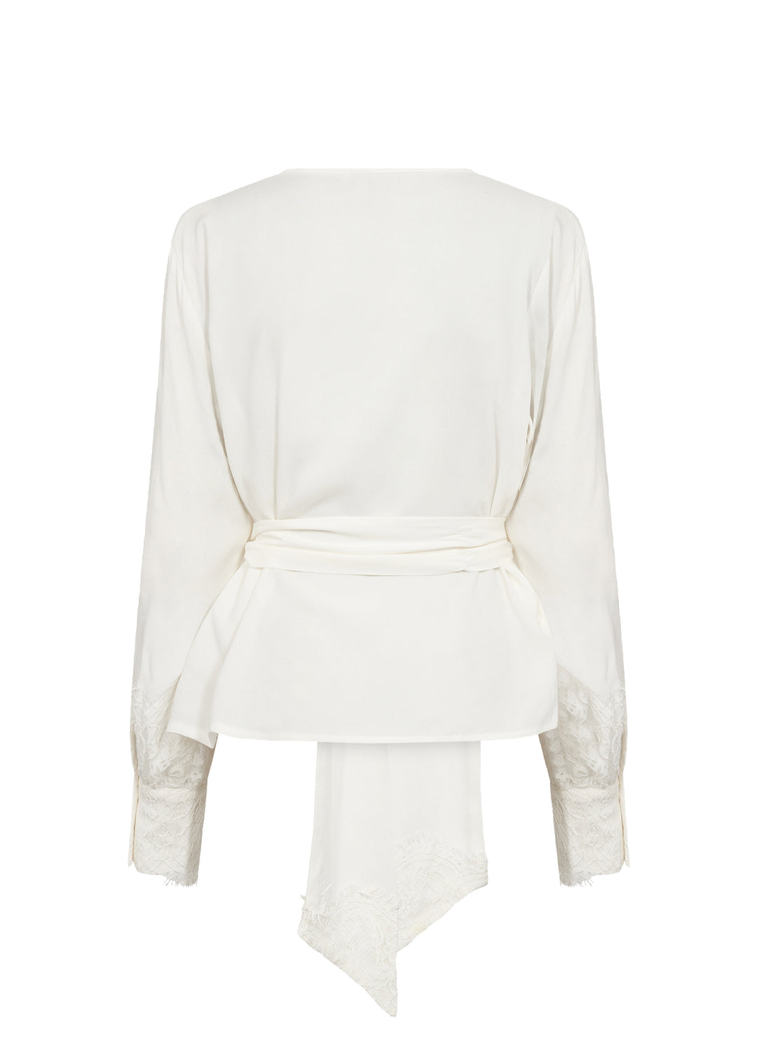 Blouse à nouer Radia - Écoresponsable à taille ceintrée