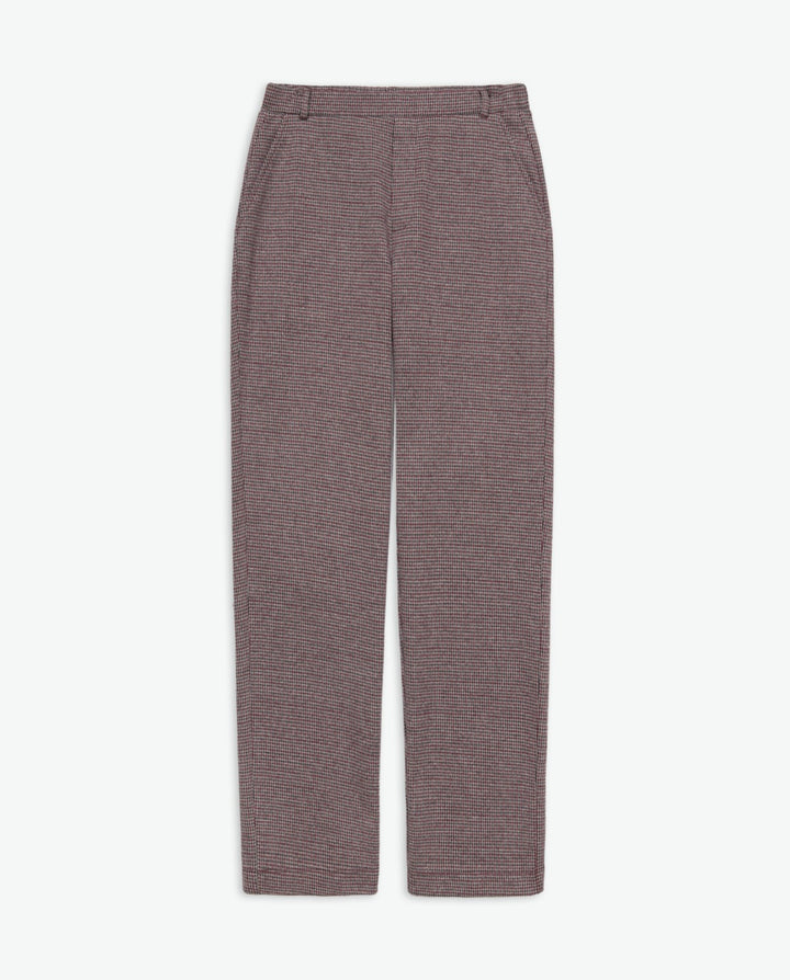 Pantalon en coton coupe droite