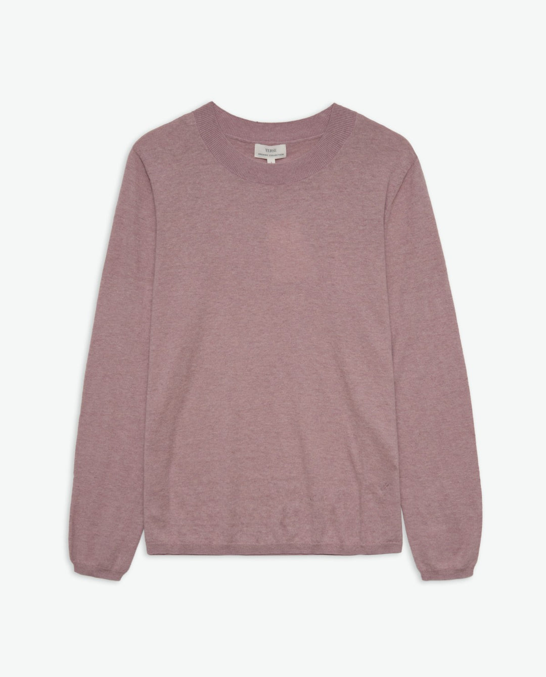 Pull coton bio col rond