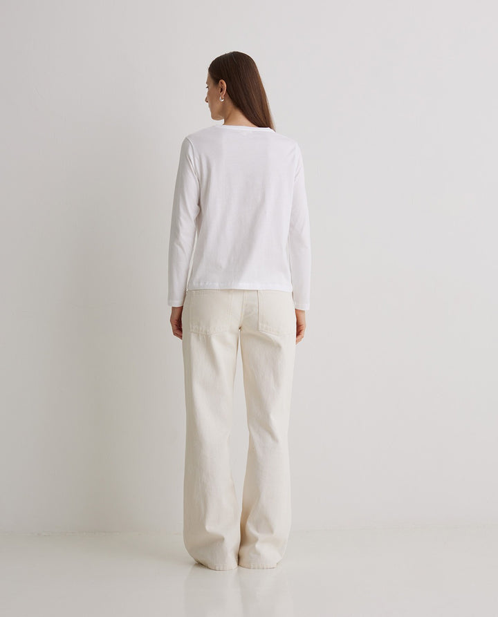 T-shirt coton bio à manches longues