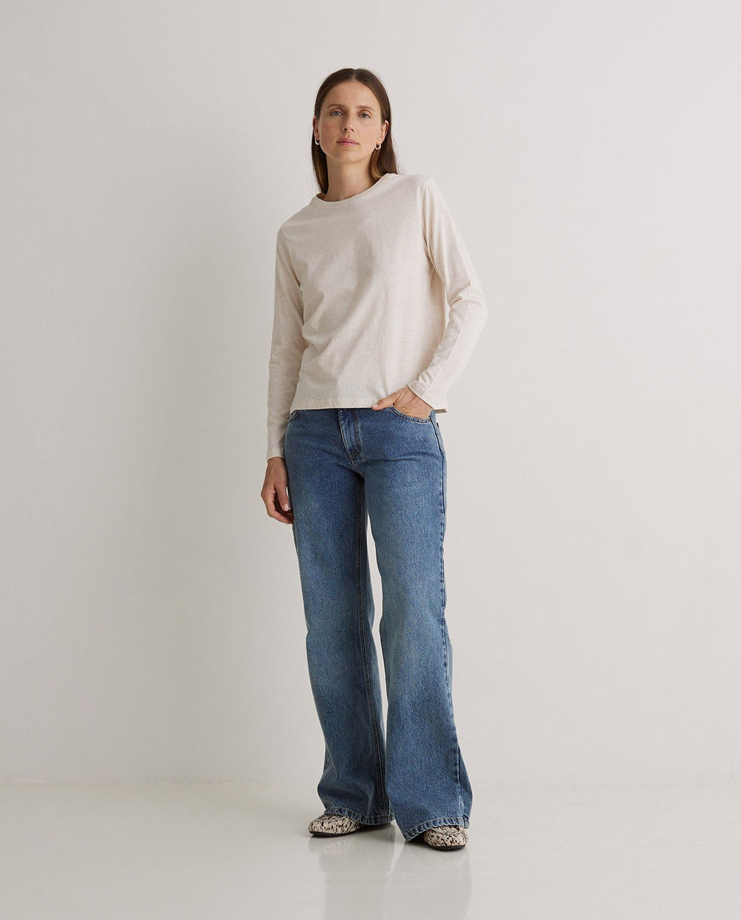 T-shirt coton bio à manches longues