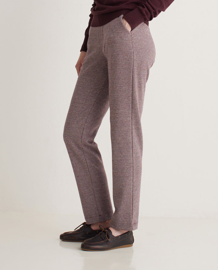 Pantalon en coton coupe droite
