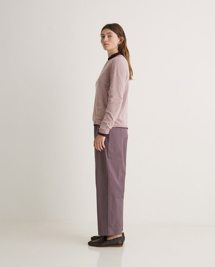 Pull coton bio col rond