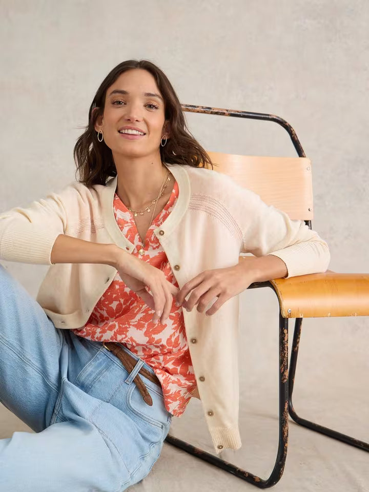 Cardigan en coton biologique Lulu