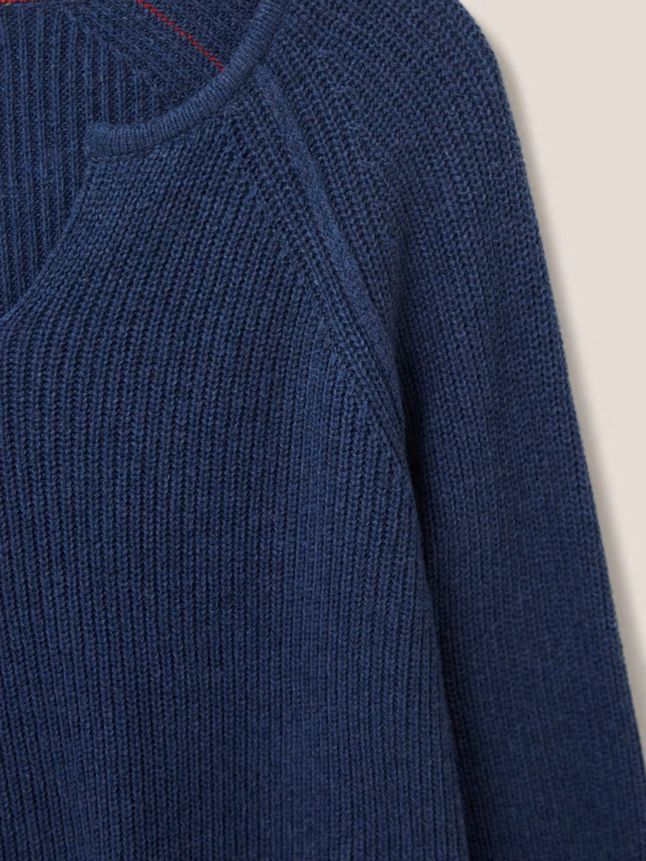 Pull maille gaufrée composé de laine mélangée
