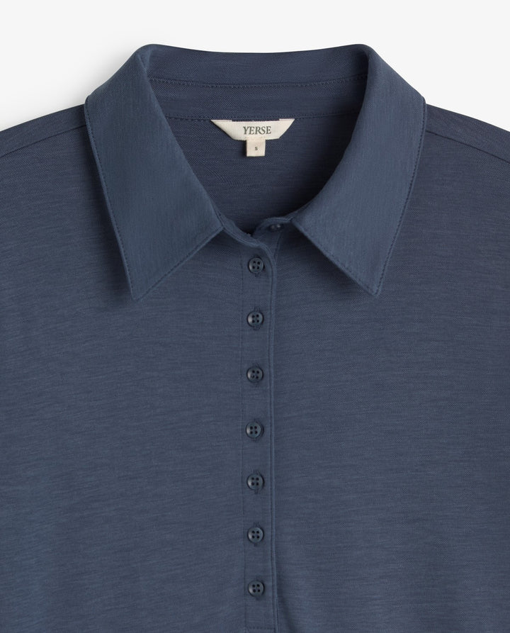 Short polo dress - Casual and stretchy