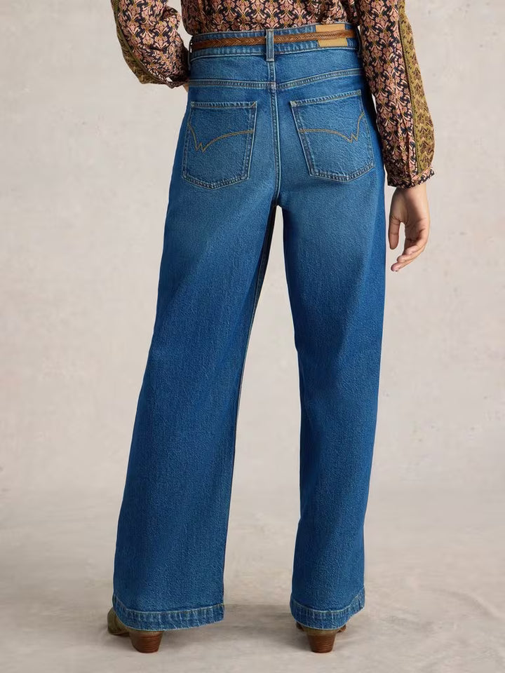 Jeans wide leg passe-partout Ayla