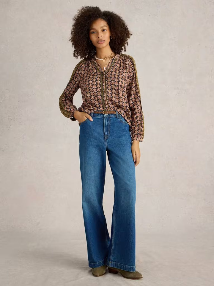 Jeans wide leg passe-partout Ayla